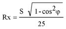 Формула реактивной составляющей сопротивления в Р5018-5М