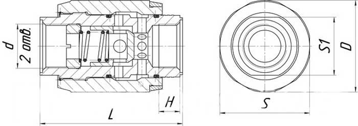 Схема габаритов ДЛ-10 и ДЛК-10
