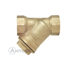 Фильтр осадочный латунный муфтовый для воды F.I.V