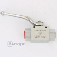 Кран шаровый блочный BKH-G1/2 DN 13 PN500 с отв. MHA