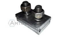 Зажим концевой контактного провода ЗТР-004