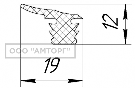 01.015.027 – окантовка снаружи подвижной части окна фото 1