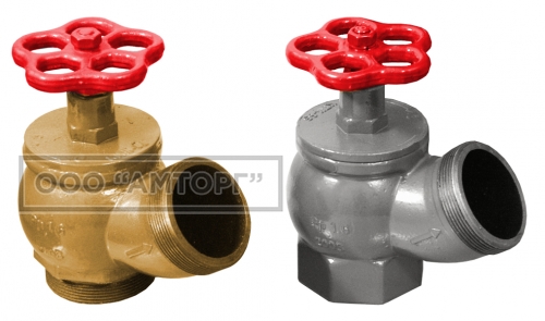Клапаны пожарных кранов КПК-65-1, КПК-65-2 угловые фото 1