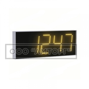 Светодиодные часы-термометр-календарь ЧТК-150-ЖН фото 1
