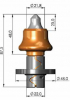 Дорожный резец Element Six RM3-22/B10.1 толст. Шайба (Ø22мм) фото навигации 1