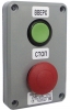 Пост управления кнопочный ПКЕА-122-2 О*2 в составе: №1 «Ц», «З»,1з+1р; №2 «Гр»,»К», 1з+1р фото навигации 1