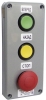 Пост управления кнопочный ПКЕА-122-3 О*2 в составе:№1 «Ц», «З», 1з «ВПЕРЕД»; №2 «Ц», «Ж», 1з «НАЗАД»; №3 «Гр», «К»,1р «СТОП» фото навигации 1