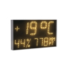 Светодиодные часы-метеостанция ЧТКПБ-150/80-ЖН фото навигации 1
