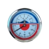 Термоманометр 6 bar/120C осевой (индикатор давления и температуры) фото навигации 1