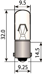 Рис.2. Габаритный размеры индикатора ТЛЗ-1-1