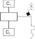Рис.1. Схема подключения расцепителя F/SR